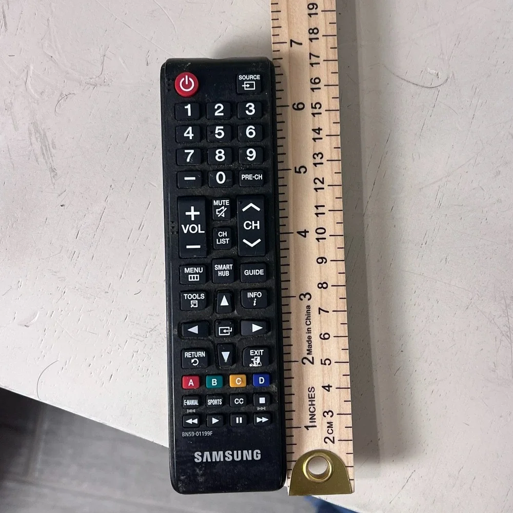 Samsung BN59-01199F TV Remote Control Black - FOR PARTS / NOT WORKING